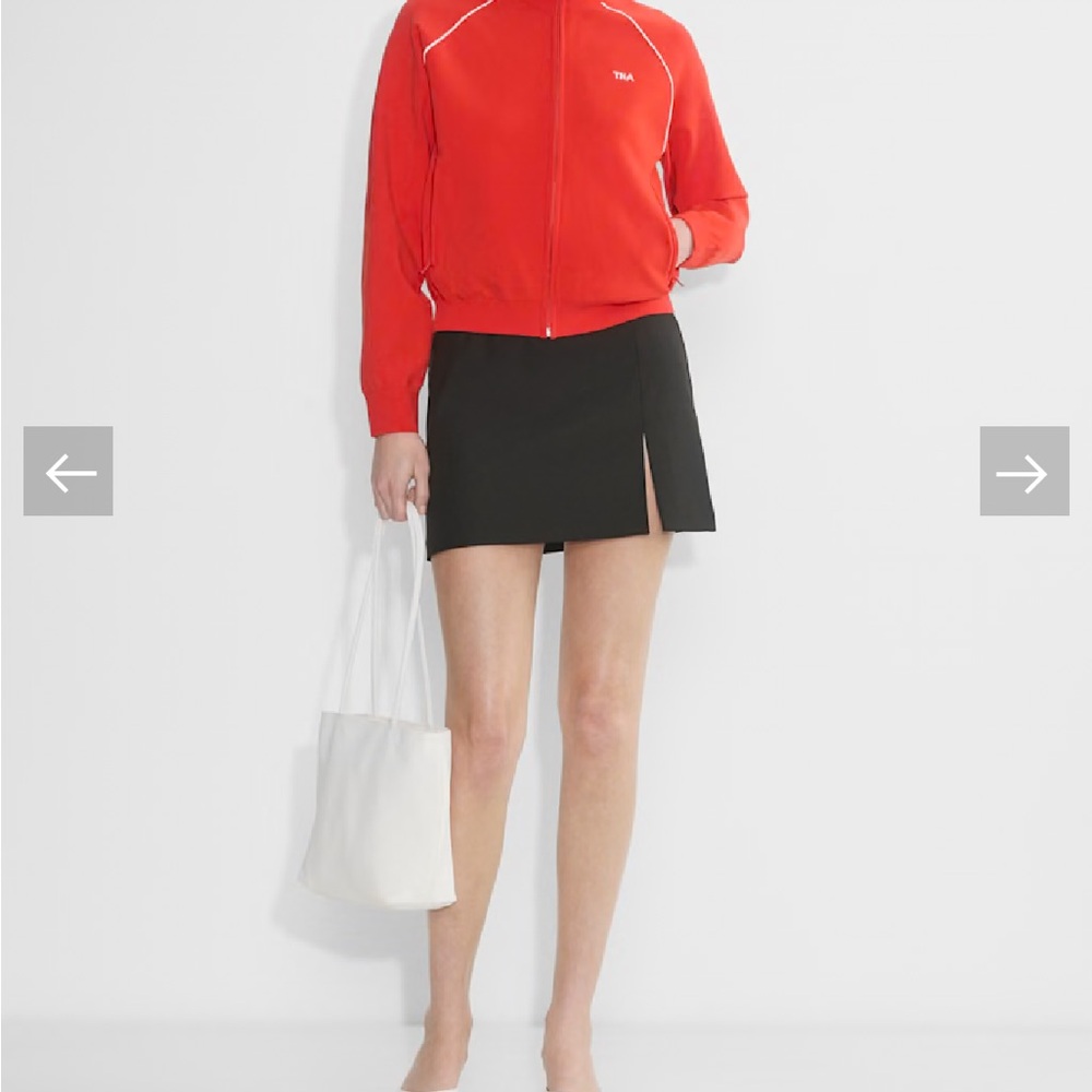 Sunday Best Tatiana Skirt - Black Mini Skirt with Slit